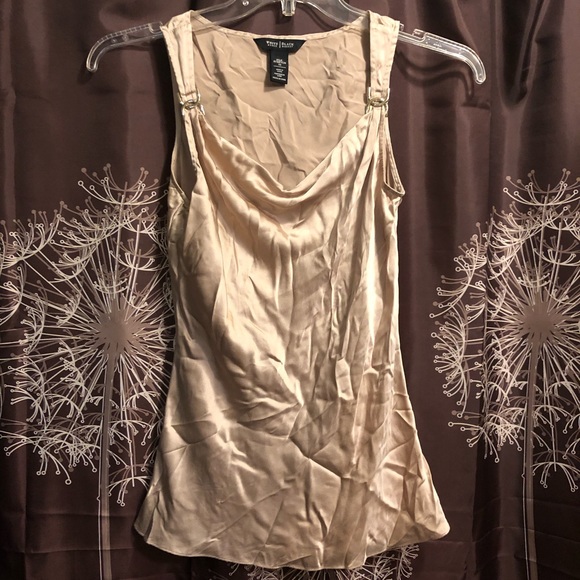 White House Black Market Tops - White House Black Market Beautiful SILK Fancy Tank